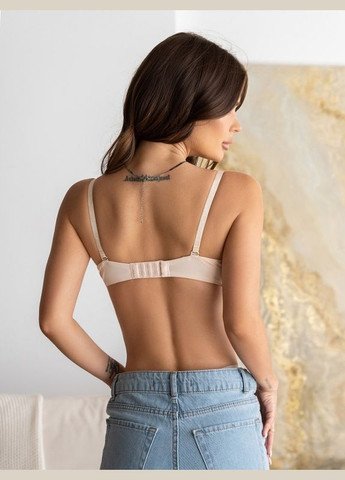 Бежевий бюстгальтер bl3-135 бежевий ISSA PLUS нейлон