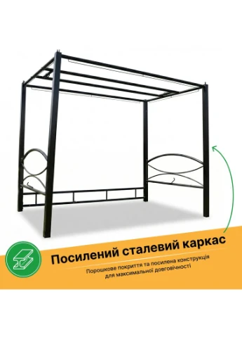 Садовая качеля ProDobro Elit Grey 4-местная с москитной сеткой и подушками серый No Brand Elit Grey (LB-1098) (400576720)