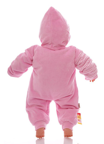 Человечек для девочки велюровый с собачками розовый 50 см (26268) BABYKROHA (297199270)