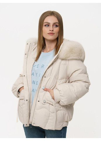 Молочна зимня куртка 21 - 04274 Vivilona