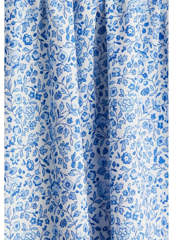 Белое повседневный женское расклешенное платье в цветочный принт н&м (58458) s белое H&M