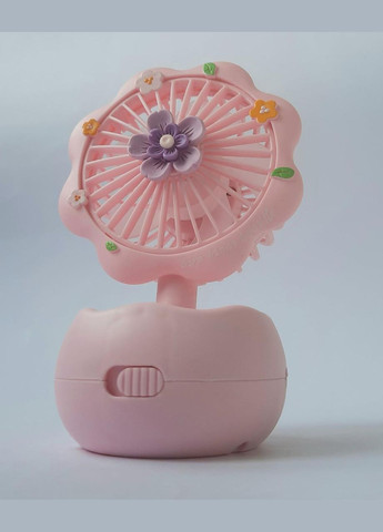 Настольный вентилятор Цветок в горшке ZB095P розовая No Brand (328926047)