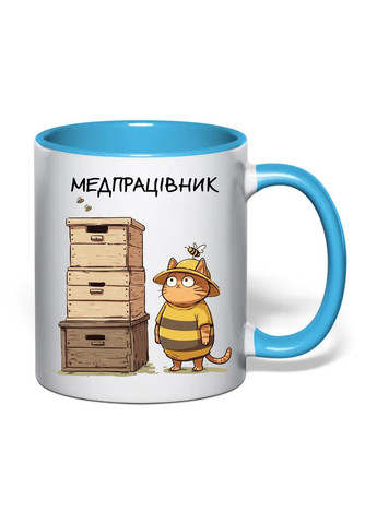 Чашка с печатью "Медработник" 330 мл ( ) (32780) No Brand (365814600)