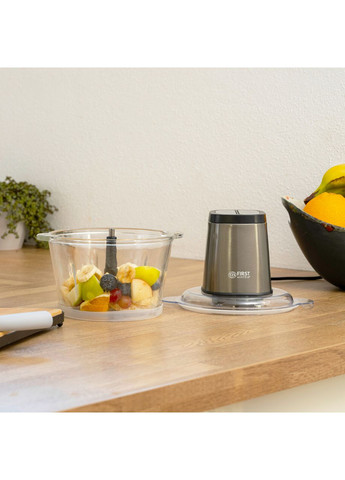 Подрібнювач чопер електричний універсальний FA-5113-2-GR для овочів і м’яса First Austria (334004708)