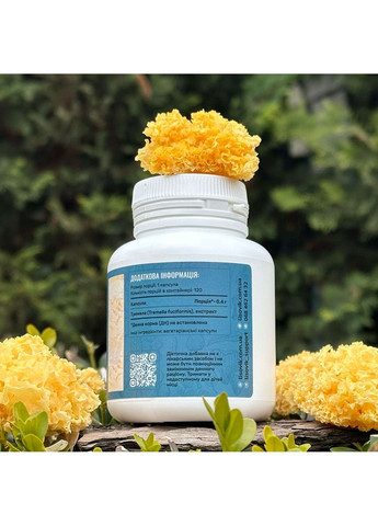 Гриб Тремела екстракт 101 капсули 60 шт Лісовик (364210615)