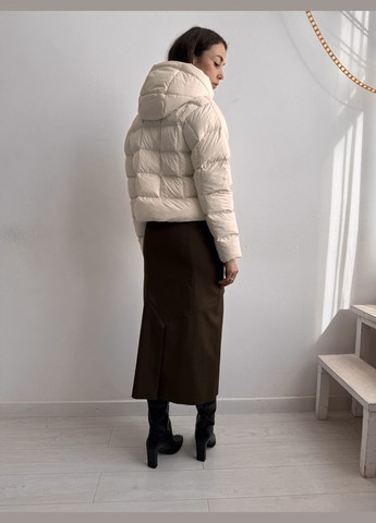 Молочна демісезонна куртка жіноча демісезонна міка (кдм-54-молочний) Sifurs