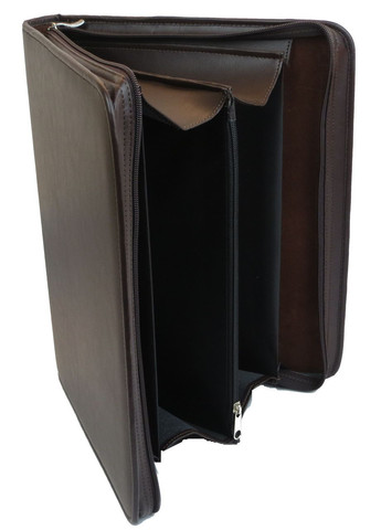 Деловая папка Амо из искусственной кожи коричневая Amo (361157337)