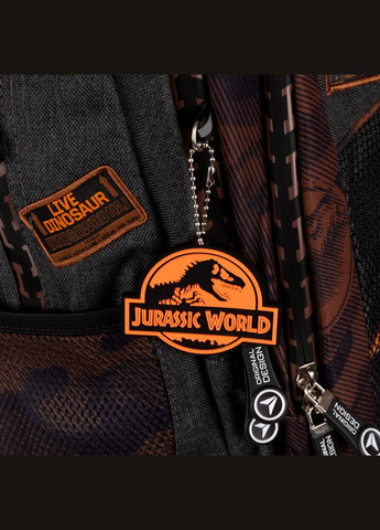 Шкільний рюкзак, три основних відділення, дві бічні кишені, розмір: 44*29*17 см, чорний Jurassic World Yes (266911816)