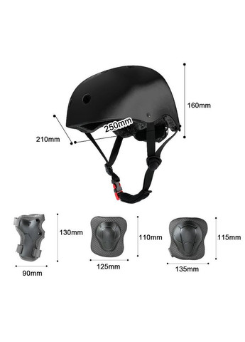 Комплект детский шлем и защита арт. 7122 (M) Красный River (289468866)