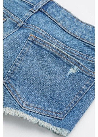 Женские джинсовые шорты с заниженной талией Н&М (56888) W36 Синие H&M (290317123)