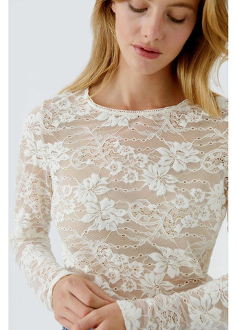 Женский лонгслив Бежевый Oui - (372255140)