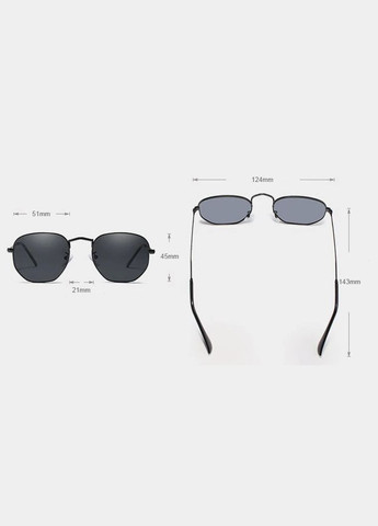 Женские поляризационные солнцезащитные очки N7548 Gold Green KINGSEVEN (306460109)