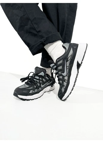 Білі літні кросівки nike p-6000 black/white найк п-6000 No Brand