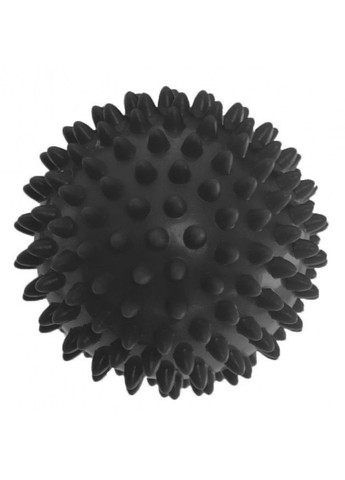 Масажний м'ячик PVC 7.5 см жорсткий EF-1063-B Black EasyFit (290255585)