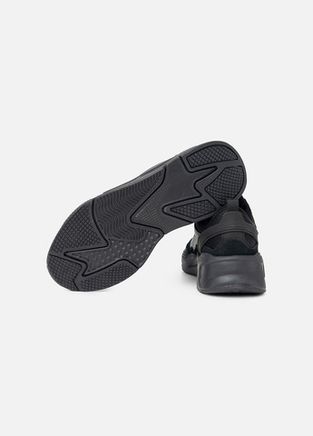 Чорні Осінні чоловічі кросівки колір чорний цб-00232856 Yuki