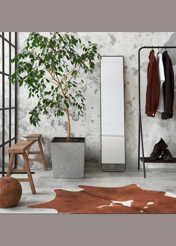 Кашпо 190х190 серый бетон, пластик Lamela Юка (345726210)