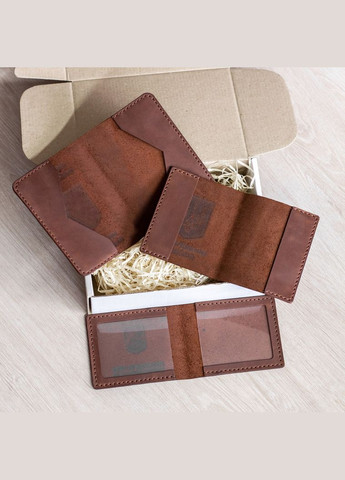 Набор обложек на УБД, удостоверение офицера и паспорт, черный SD Leather (306557911)