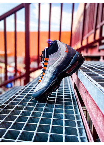 КРОССОВКИ ЖЕНСКИЕ NIKE AIR MAX 95 SNEAKERBOOT GREEDY EDITION GRAY НАЙК АИР МАКС 95 No Brand серые зима (367171981)