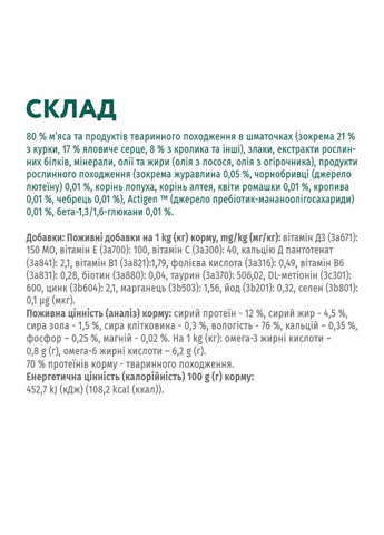 Влажный корм для котов Adult с кроликом в белом соусе 85 г B2710702 Optimeal (334950296)