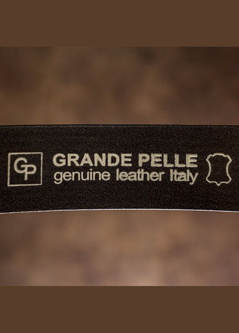Ремень мужской с круглой пряжкой Grande Pelle капучино (sku_11271) No Brand (327819662)