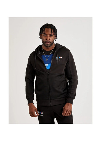 Чорна куртка чоловіча bmw motorsport hooded sweat jacket black 535864-01 Puma