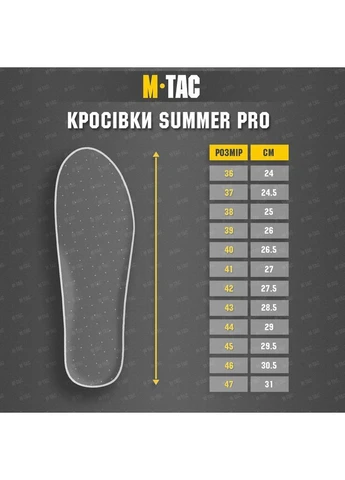Летние тактические кроссовки Summer Pro Coyote M-TAC (399526423)