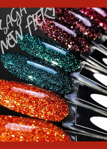 Светоотражающий гель-лак Fiery 22 8 мл Saga (342376348)