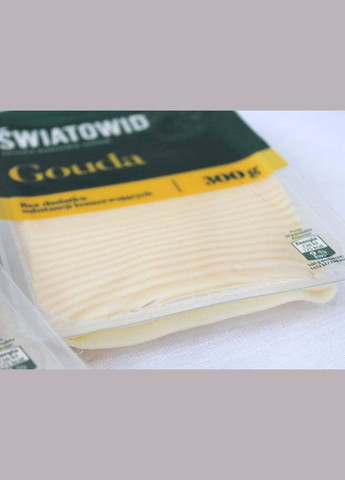 Сир тостерний Gouda Swiatovid, 300 г (Польща) Swiatowid (356518958)