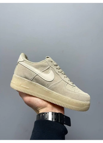 КРОСІВКИ ЖІНОЧІ NIKE AIR FORCE LOW BEIGE НАЙК АІР ФОРС БЕЖЕВІ No Brand бежеві демісезони (391955256)