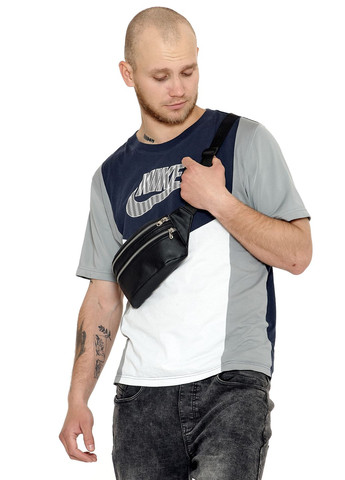 Сумка на пояс бананка Tirso LTS черная Sambag (325443004)