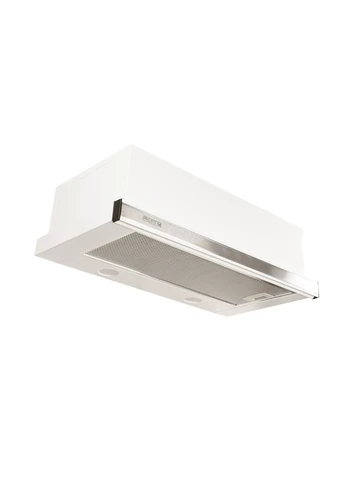 Витяжка кухонна Телескоп №1 50см 840м3 Біла LED вставка нержавійка Profit M (326795524)