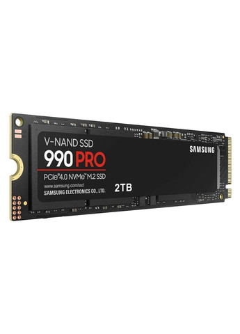Накопичувач SSD 2ТB 990 PRO M.2 2280 PCIe 4.0 x4 NVMe V-NAND MLC (MZ-V9P2T0BW) Samsung (314927599)