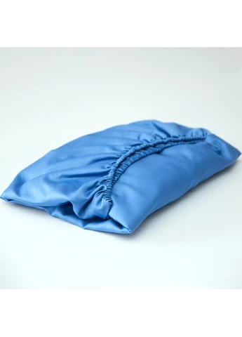 Простирадло на резинці Сатин Premium 70х190х20 см (MS-850004280) Moon&Star Crystal Blue (386591073)