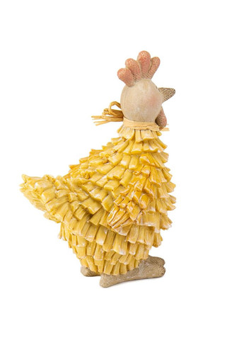 Фигурка декоративная Желтая курочка 17 см. 16013026 полистоун. Lefard (299387663)