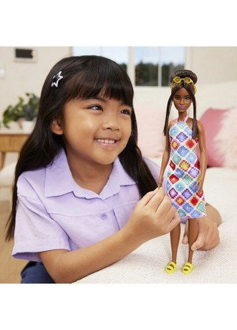 Кукла Модница в платье с узором в ромб Barbie (365842068)