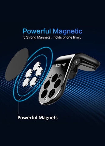 Автотримач для телефону магнітний VIDOVICI Premium XT-S48 Magnetic Clamp Silver ORIGINAL (302975715)