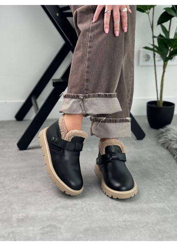 Зимние натуральные женские ботинки No Brand