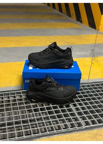Чорні Осінні кросівки чоловічі hoka black No Brand One M Kaha 2 Low GTX Sneaker