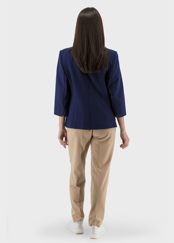 Темно-синий женский женский пиджак muray (темносиний, ), 37962 No Brand однотонный - всесезон