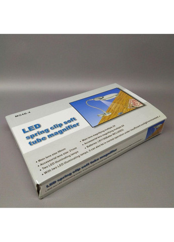 Лупа на прищепке с LED подсветкой MG4B-4 – диаметр линзы 90 мм. Plus-plus (352752020)