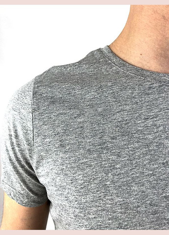 Серая футболка мужская с коротким рукавом Bakers