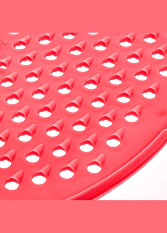 Плоская тёрка-дуршлаг двухсторонняя пластиковая 30 см Красный Kitchette (301796737)