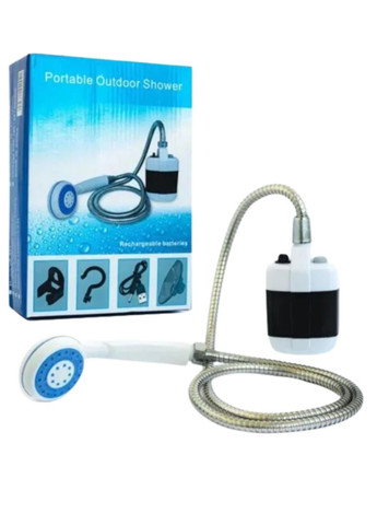 Портативний душ для кемпінгу з помпою на акумуляторі No Brand (301907216)