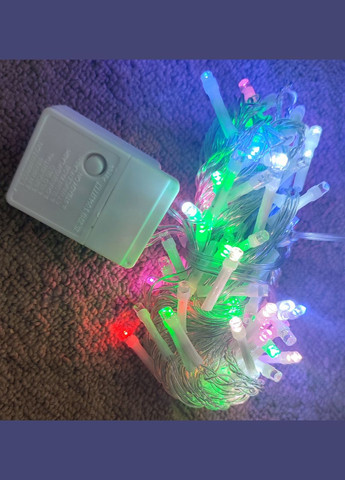 Зовнішня гірлянда 220 В В вогні Теплий білий 8 режимів 100 LED 10 м No Brand (312542388)