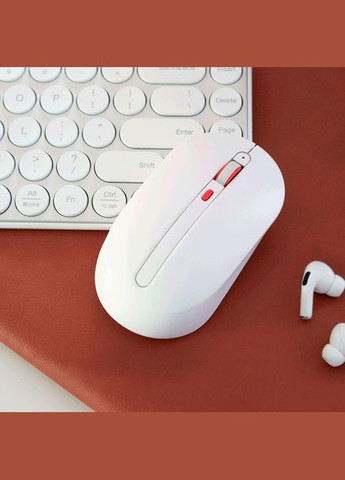 Беспроводная мышь Wireless Mute Mouse White MiiiW (305412282)