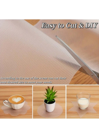 Антибактеріальний протиковзкий килимок для холодильника, кухні, полиць, ящиків шаф 45х100 см Kitchen Master (360801503)