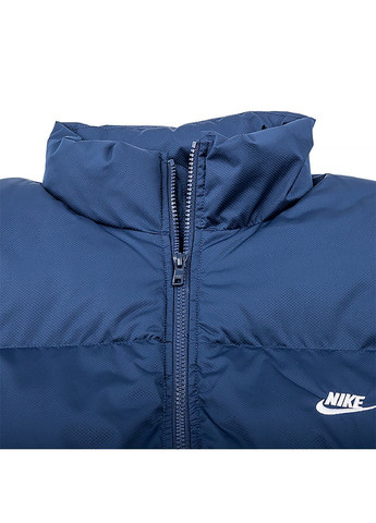 Синяя зимняя мужская куртка club puffer синий Nike