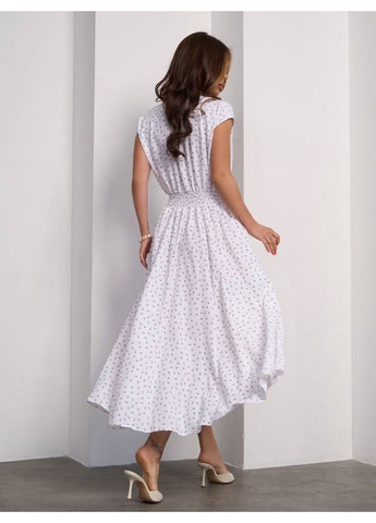 Белое платье 15189 белое ISSA PLUS однотонное