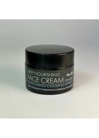 Крем для обличчя для чоловіків глибокого живлення з ефектом приємної прохолоди 50 мл Mesonia (317257365)