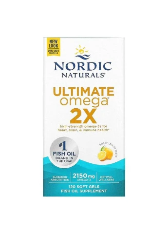 Рибʼячий жир Ultimate Omega 2X 2150 мг 120 гел капс Nordic Naturals (371922634)